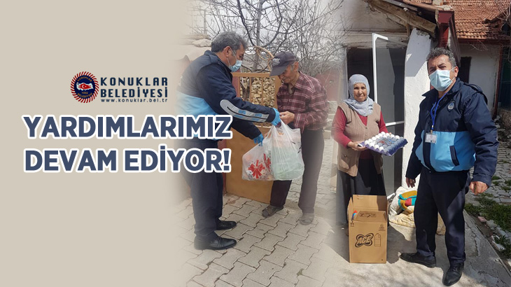 65 yaş üstü yaşlılarımıza vefa sosyal destek kapsamında yardımlarımız devam ediyor